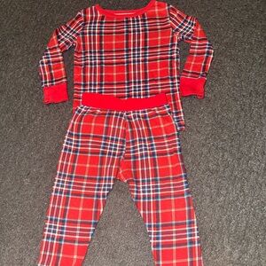 Wondershop kids Red Plaid Pajama Set